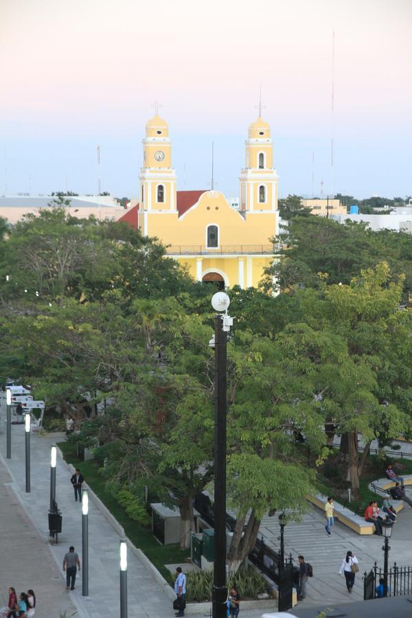 Hotel Del Parque Ciudad del Carmen Buitenkant foto