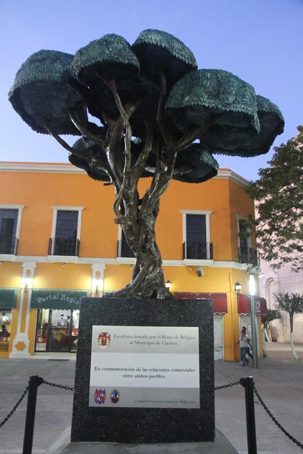 Hotel Del Parque Ciudad del Carmen Buitenkant foto