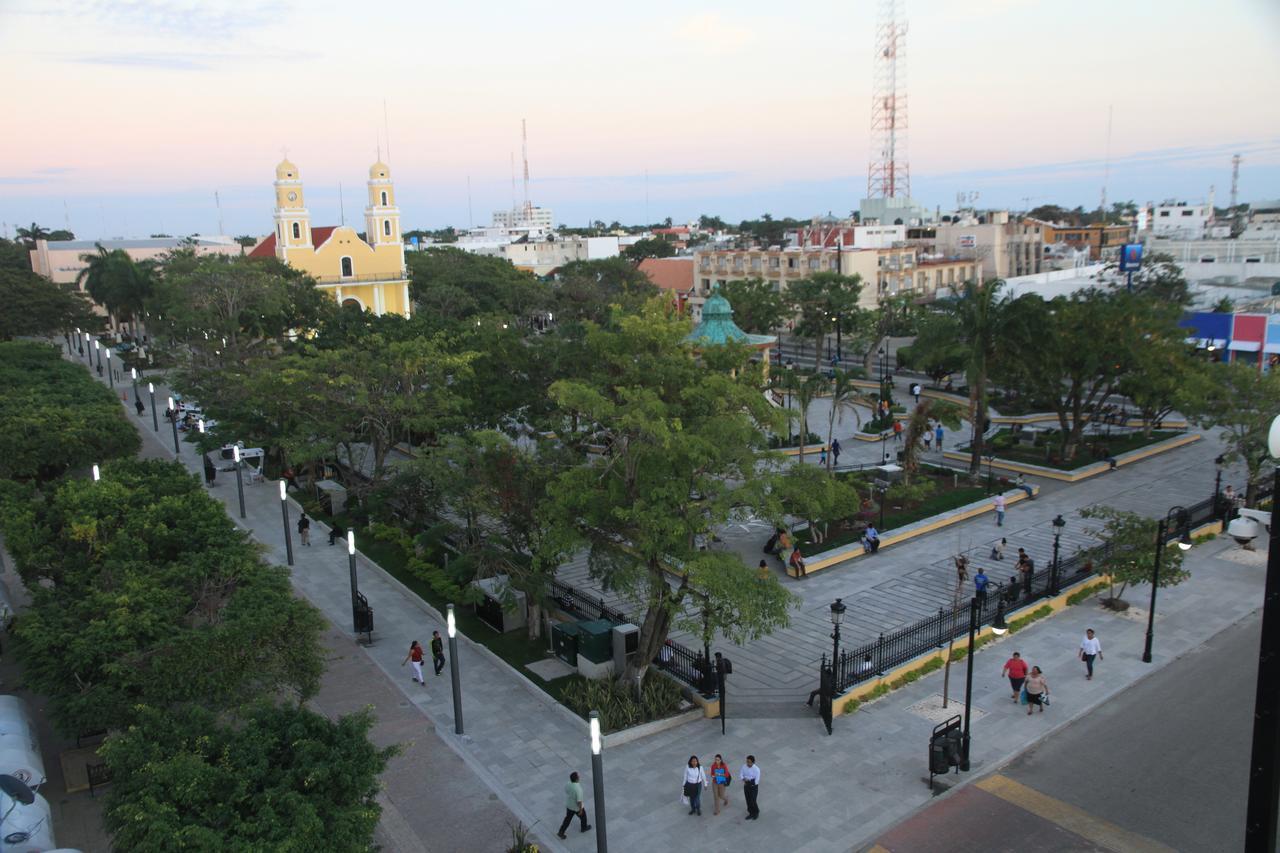 Hotel Del Parque Ciudad del Carmen Buitenkant foto